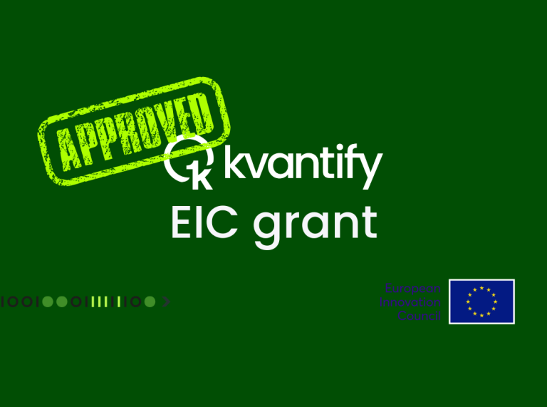 Kvantify EIC grant